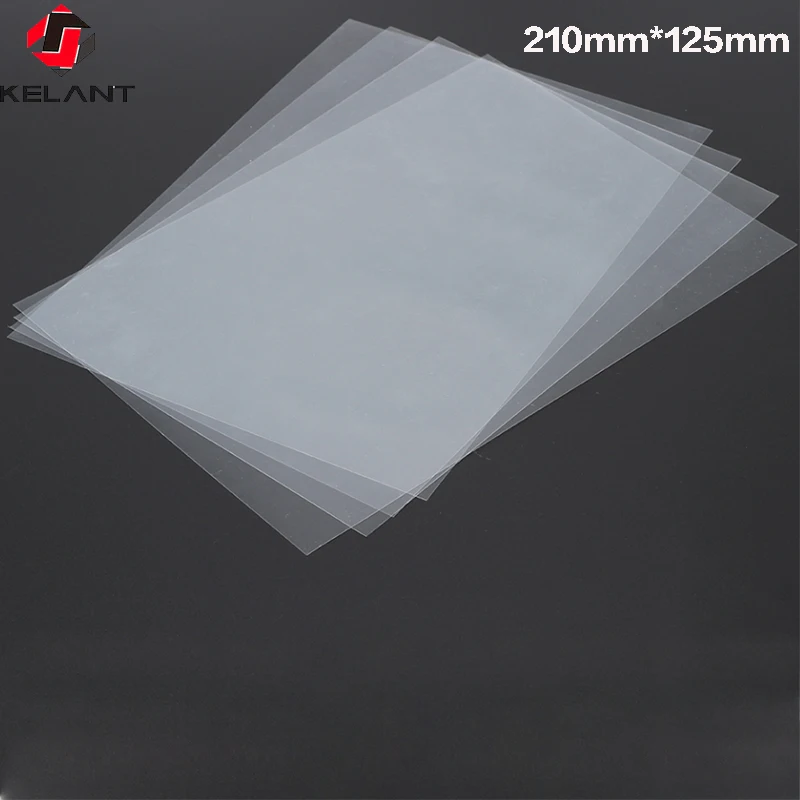 10Pieces FEP Sheet/Film For Photon 3D Printer 0.15-0.2mm Fep 210x125mm forD200 3d Printer Impresora Filamentos parts accessories
10Pieces FEP Sheet/Film For Photon 3D Printer 0.15-0.2mm Fep 210x125mm forD200 3d Printer Impresora Filamentos parts accessories