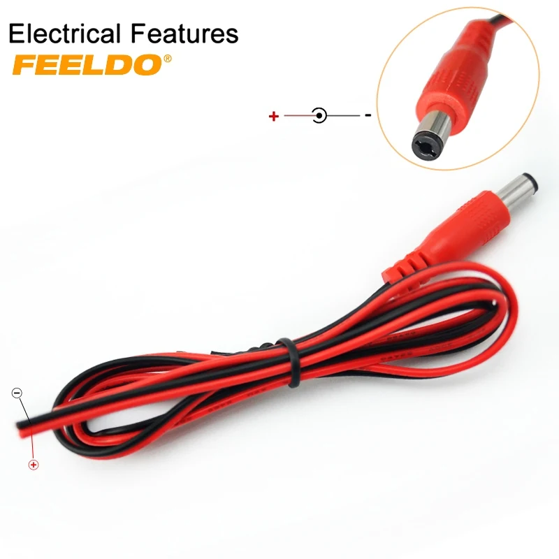FEELDO 5.5mm/2.1mm DC adapter plug coaxial/concentric/barrel/tip power connector cable wire #HQ1303
FEELDO 5.5mm/2.1mm DC adapter plug coaxial/concentric/barrel/tip power connector cable wire #HQ1303