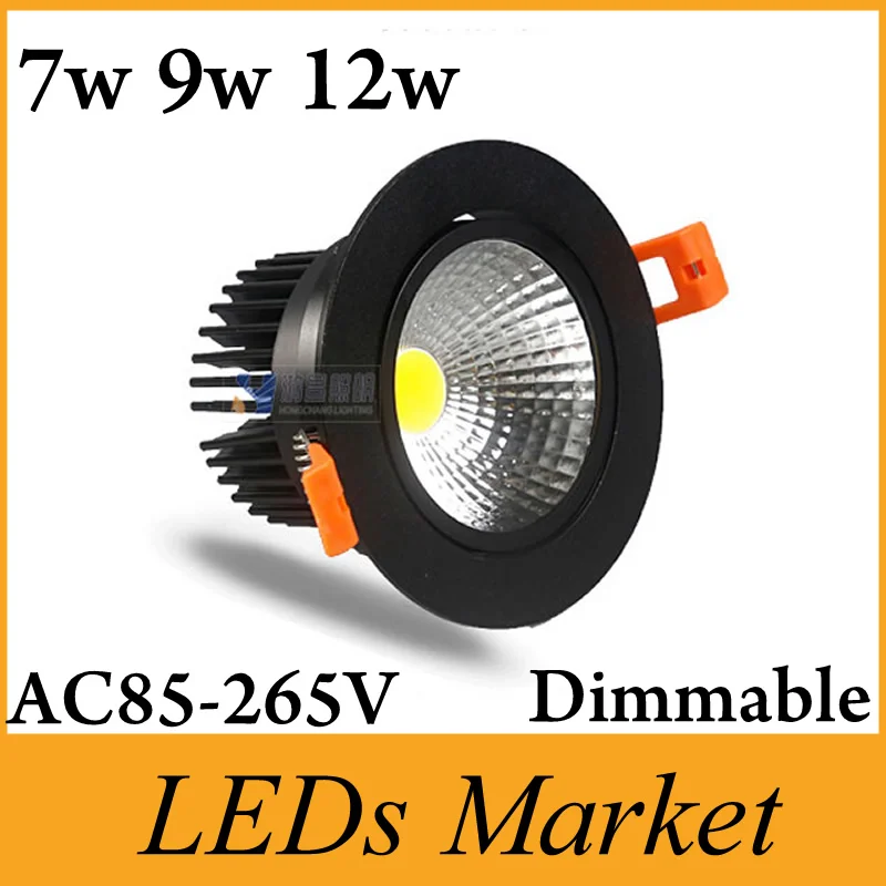 New Dimmable Led Downlight COB Spot LED 7w 9w 12w led recessed ceiling Lamp Warm Cool White led Spotrlights Indoor Lightling CE
New Dimmable Led Downlight COB Spot LED 7w 9w 12w led recessed ceiling Lamp Warm Cool White led Spotrlights Indoor Lightling CE