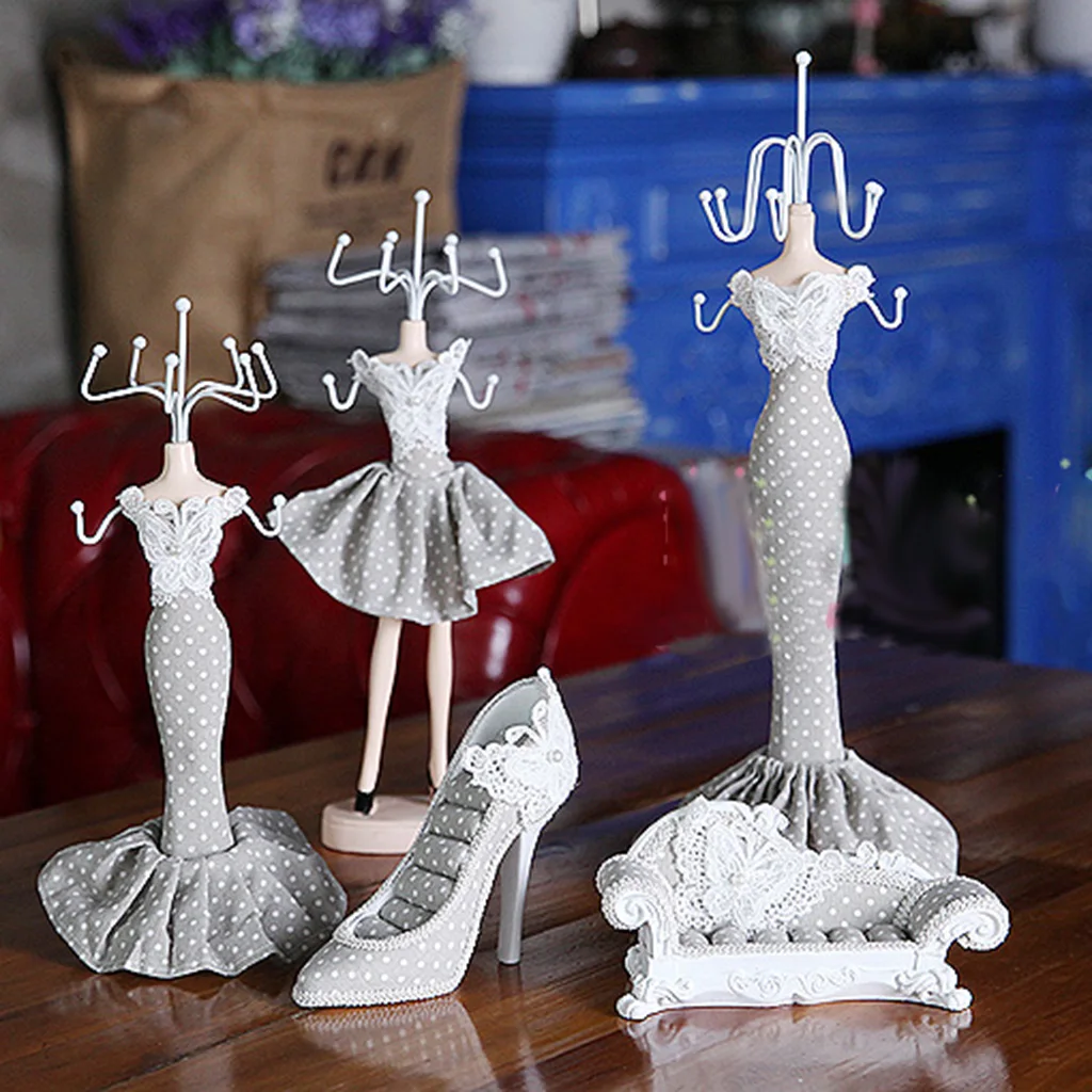 4 Pieces Charm Lady Shoe Dress Mannequin Jewelry Organizer Display Stand Hanging
4 Pieces Charm Lady Shoe Dress Mannequin Jewelry Organizer Display Stand Hanging