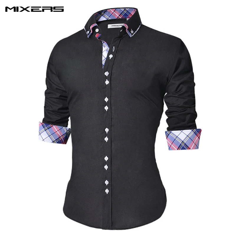 2018 Fashion Design Casual Shirt Men Long Sleeve Slim Fit Men's Black Cotton Dress Shirts Office Casual Blouse Camisa Masculina
2018 Fashion Design Casual Shirt Men Long Sleeve Slim Fit Men's Black Cotton Dress Shirts Office Casual Blouse Camisa Masculina