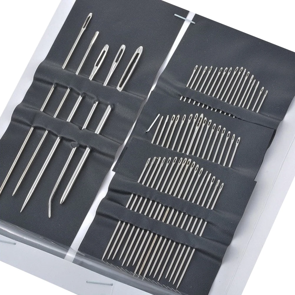 55Pcs/Set Stainless Steel Sewing Needle Sewing Pins Set Home DIY Crafts Hand Sewing Accessories Different Sizes
55Pcs/Set Stainless Steel Sewing Needle Sewing Pins Set Home DIY Crafts Hand Sewing Accessories Different Sizes