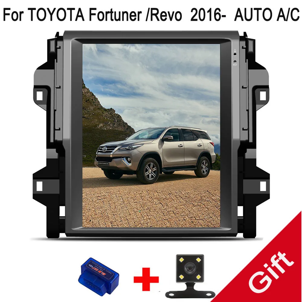 12.1" Tesla Type Android Fit TOYOTA Fortuner / Hilux Revo 2016 2017 2018 AUTO A/C Car DVD Player Navigation GPS Radio
12.1" Tesla Type Android Fit TOYOTA Fortuner / Hilux Revo 2016 2017 2018 AUTO A/C Car DVD Player Navigation GPS Radio