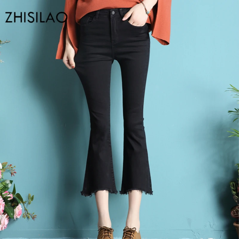 ZHISILAO Summer Denim Women Pants Pantalon Mujer Pants Women Trousers Denim Jeans Chic Kpop Flare Jeans Slim Fashion Black Pants
ZHISILAO Summer Denim Women Pants Pantalon Mujer Pants Women Trousers Denim Jeans Chic Kpop Flare Jeans Slim Fashion Black Pants