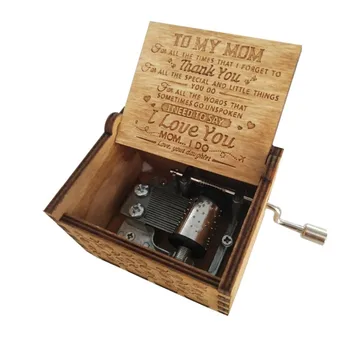 2019 NEW Music Box MOM I DO And LOVEDAD My Sun Theme Music Antique Carved Wooden Hand Crank for Mom and Dad Gifts Birthday Gift 
2019 NEW Music Box MOM I DO And LOVEDAD My Sun Theme Music Antique Carved Wooden Hand Crank for Mom and Dad Gifts Birthday Gift