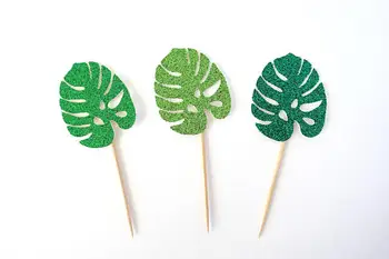 glitter Monstera Leaf cupcake toppers tropical wedding bridal shower party decoration doughnut toothpicks
glitter Monstera Leaf cupcake toppers tropical wedding bridal shower party decoration doughnut toothpicks
