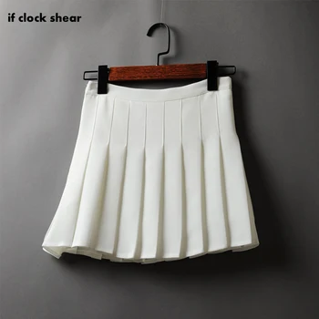 Women's A-Line Mini Skirt High Waist Pleated Student Skirts Harajuku Female Korean Style Skirts White Skirt 2019 Fashion Summer
Women's A-Line Mini Skirt High Waist Pleated Student Skirts Harajuku Female Korean Style Skirts White Skirt 2019 Fashion Summer