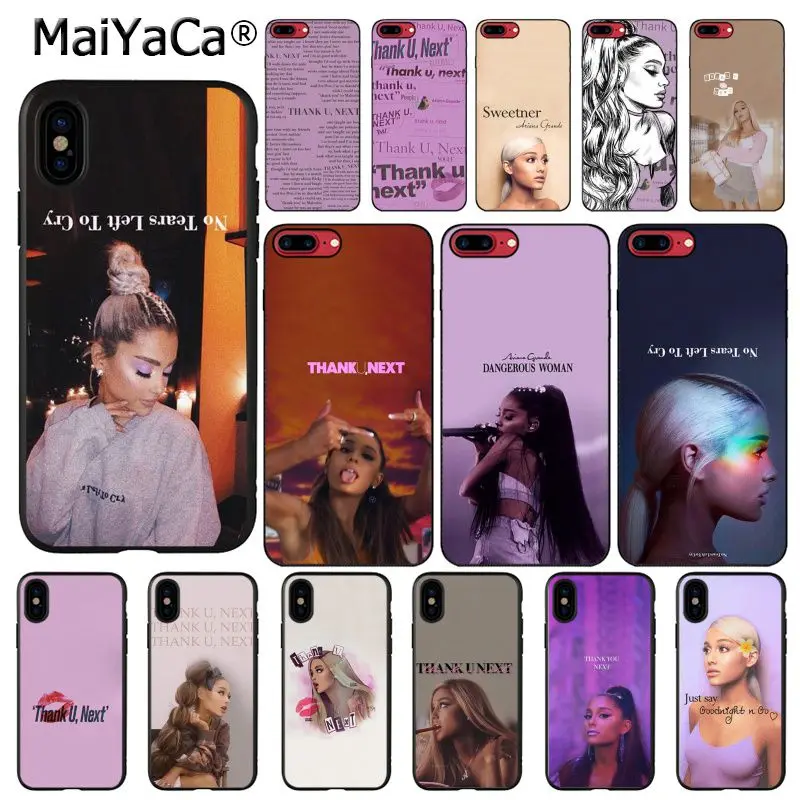 MaiYaCa Thank U, Next Ariana Grande Colorful Cute Phone Case for iPhone 8 7 6 6S Plus X XS MAX 5 5S SE XR 10 Cover
MaiYaCa Thank U, Next Ariana Grande Colorful Cute Phone Case for iPhone 8 7 6 6S Plus X XS MAX 5 5S SE XR 10 Cover