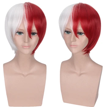 My Hero Academia Boku no Hiro Akademia Shoto Todoroki Shouto White And Red Cosplay Wig Halloween Costume
My Hero Academia Boku no Hiro Akademia Shoto Todoroki Shouto White And Red Cosplay Wig Halloween Costume