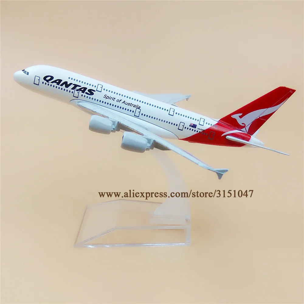16cm Alloy Metal Air QANTAS Spirit Of Australia A380 Airlines Airplane Model Airbus 380 Airways Plane Model Aircraft Kids Gifts
16cm Alloy Metal Air QANTAS Spirit Of Australia A380 Airlines Airplane Model Airbus 380 Airways Plane Model Aircraft Kids Gifts