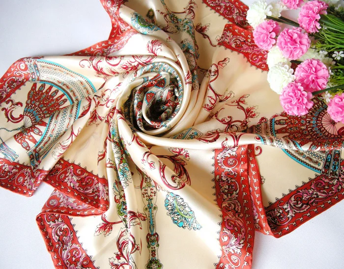 New Orange Hot Stamping Thicken Pure Silk Scarf Women Hand Roll-Hemmed Real Silk Crepe Satin Infinity Square Shawl
New Orange Hot Stamping Thicken Pure Silk Scarf Women Hand Roll-Hemmed Real Silk Crepe Satin Infinity Square Shawl