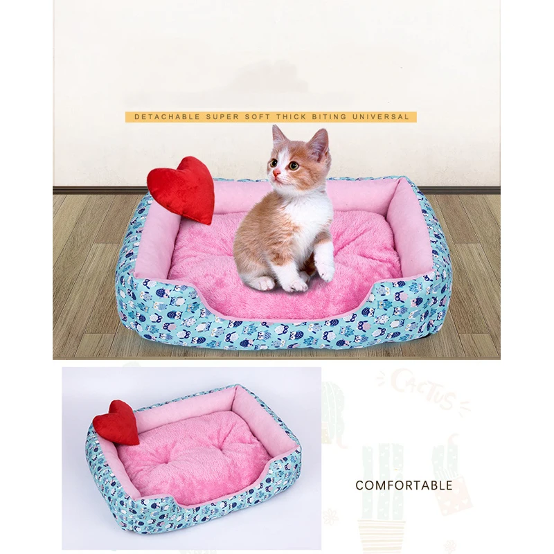 Square Warm Pet Dog Kennel Plus Velvet Thickening Comb Velvet Teddy Shu Cotton Wool Warm Cat Litter Antifouling Kitten Puppies
Square Warm Pet Dog Kennel Plus Velvet Thickening Comb Velvet Teddy Shu Cotton Wool Warm Cat Litter Antifouling Kitten Puppies