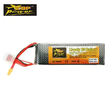 ZOP Power 22.2V 4500mah 45C 6S Lipo Battery XT60 Plug for ALZRC 505 RC Helicopter Car Boat Quadcopter Toys Racing Parts
ZOP Power 22.2V 4500mah 45C 6S Lipo Battery XT60 Plug for ALZRC 505 RC Helicopter Car Boat Quadcopter Toys Racing Parts