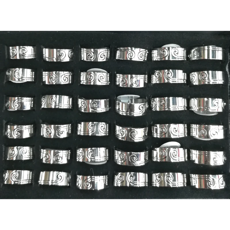 Creative 2 In 1 Hollow Magic Spell Stainless Steel Rings Silver Color 36pairs/lot
Creative 2 In 1 Hollow Magic Spell Stainless Steel Rings Silver Color 36pairs/lot