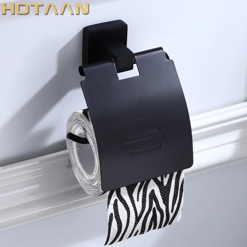 . Stainless Steel Matte Black Finish Paper Box Toilet Paper Holder Tissue Holder Bathroom Accessories YT-10792-H
. Stainless Steel Matte Black Finish Paper Box Toilet Paper Holder Tissue Holder Bathroom Accessories YT-10792-H