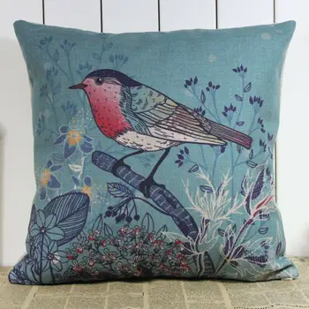LINKWELL 18"x18" Fashion Modern Design Blue Bird Flower Home Decor Burlap Pillow Case Seat Sofa Patio Cushion Cover Pillowcase
LINKWELL 18"x18" Fashion Modern Design Blue Bird Flower Home Decor Burlap Pillow Case Seat Sofa Patio Cushion Cover Pillowcase