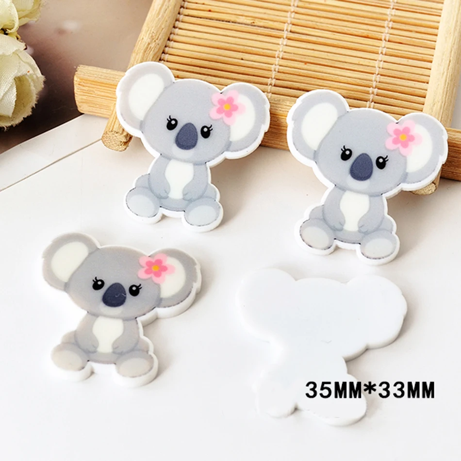 50pcs/lot 35*33MM Kawaii Koala Resin Flatback For Hair Bow Cute Animal Sloth Planar Resins DIY Crafts for Home Decoration DL-730
50pcs/lot 35*33MM Kawaii Koala Resin Flatback For Hair Bow Cute Animal Sloth Planar Resins DIY Crafts for Home Decoration DL-730