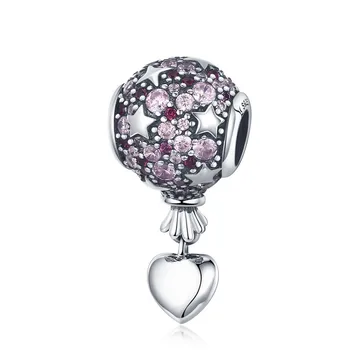 WOSTU Genuine 925 Sterling Silver Pink CZ Full Heart Pendant Stars Beads Charm fit for Women Original Bracelet S925 Gift BKC517
WOSTU Genuine 925 Sterling Silver Pink CZ Full Heart Pendant Stars Beads Charm fit for Women Original Bracelet S925 Gift BKC517