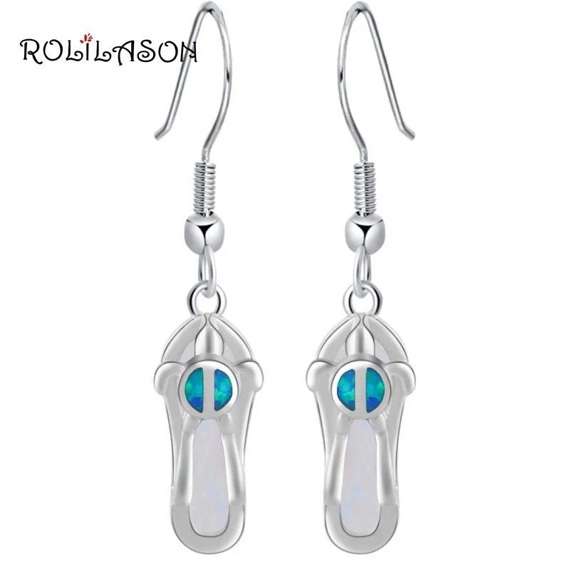 Creative Flip flops shoes Wholesale & Retail Green Fire Opal Silver Stamped Dangle Earrings Fashion Jewelry Opal Jewelry OE220
Creative Flip flops shoes Wholesale & Retail Green Fire Opal Silver Stamped Dangle Earrings Fashion Jewelry Opal Jewelry OE220