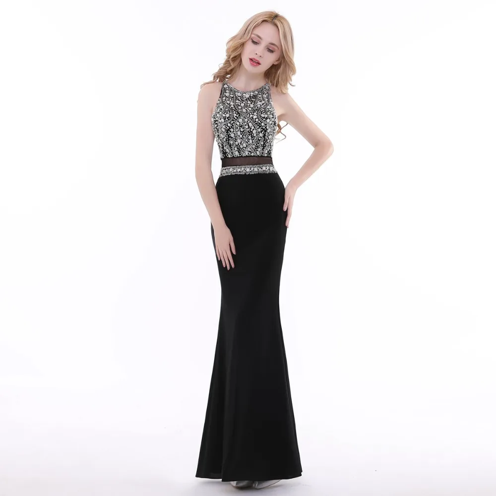 Lemon joyce Black Mermaid Evening Dress Long 2019 New Arrival Luxury Beaded Sleeveless Women Party Dress Formal Prom Dress Gowns
Lemon joyce Black Mermaid Evening Dress Long 2019 New Arrival Luxury Beaded Sleeveless Women Party Dress Formal Prom Dress Gowns