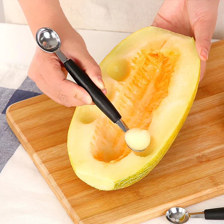 Creative Stainless Steel Double Fruit Melon Scoops Ballers Watermelon Cutter Fruit Ice Cream Spoon Vegetable Tools Hot Sale
Creative Stainless Steel Double Fruit Melon Scoops Ballers Watermelon Cutter Fruit Ice Cream Spoon Vegetable Tools Hot Sale