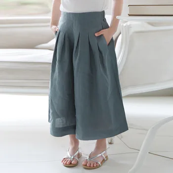 Teenage Girls Wide Leg Pants Summer Casual Cotton High Wiast Ankle Length Pants Girl Clothes For 4 5 6 7 8 9 10 11 12 Years
Teenage Girls Wide Leg Pants Summer Casual Cotton High Wiast Ankle Length Pants Girl Clothes For 4 5 6 7 8 9 10 11 12 Years