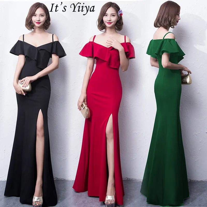 Zipper back Prom dress Boat Neck Fashion Trumpet floor-length long dress Strapless Ruffles Mermaid party evening dress C026
Zipper back Prom dress Boat Neck Fashion Trumpet floor-length long dress Strapless Ruffles Mermaid party evening dress C026