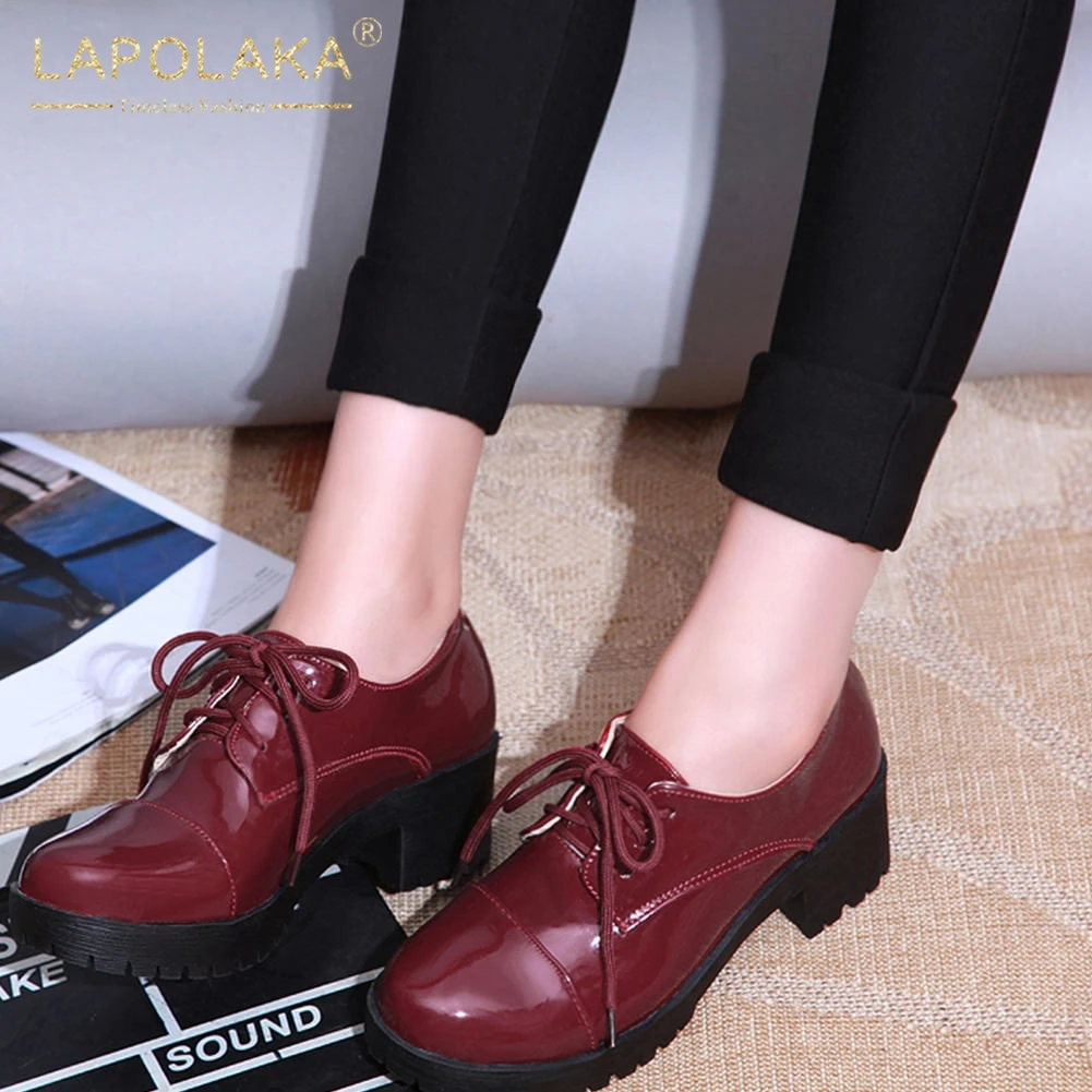 Lapolaka hot sale wholesale Large Size 34-43 lace up chunky heels Woman Pumps platform Elegant Shoes Woman Pumps
Lapolaka hot sale wholesale Large Size 34-43 lace up chunky heels Woman Pumps platform Elegant Shoes Woman Pumps