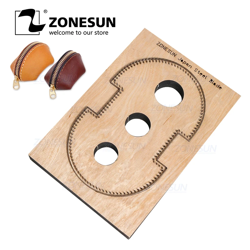 ZONESUN D1 Customized leather cutting die handicraft tool coin purse punch PVC/EVA sheet cutter mold DIY paper laser knife die
ZONESUN D1 Customized leather cutting die handicraft tool coin purse punch PVC/EVA sheet cutter mold DIY paper laser knife die