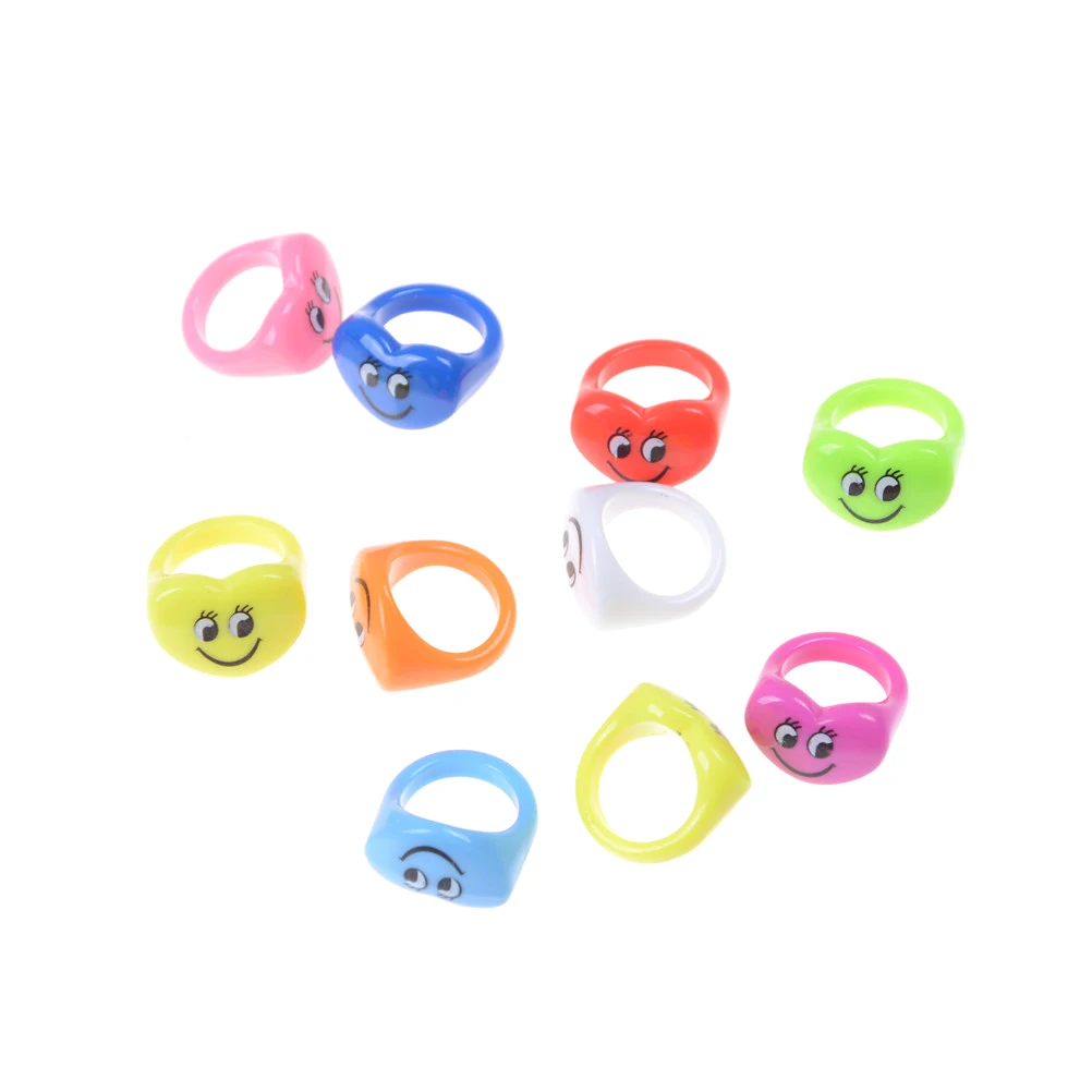 10pcs/lot Expression Smile Face Emoji Rings For Children Cute Acrylic Random Styles Round Kids Ring Baby Jewelry
10pcs/lot Expression Smile Face Emoji Rings For Children Cute Acrylic Random Styles Round Kids Ring Baby Jewelry