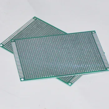 2PCS Prototype Solderless 8X12cm PCB Board Protoboard Tinned Universal Breadboard Double Prototyping FR4 1.6mm 2.54mm 1260Holes
2PCS Prototype Solderless 8X12cm PCB Board Protoboard Tinned Universal Breadboard Double Prototyping FR4 1.6mm 2.54mm 1260Holes