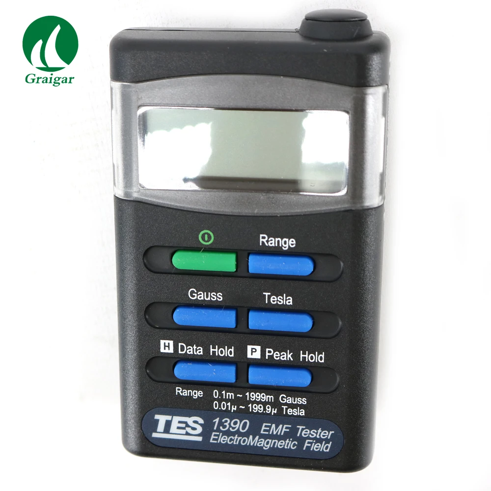 TES-1390 EMF Gauss Tester Electromagnetic Wave Detector Display micro Tesla & milli Gauss in the same tester
TES-1390 EMF Gauss Tester Electromagnetic Wave Detector Display micro Tesla & milli Gauss in the same tester