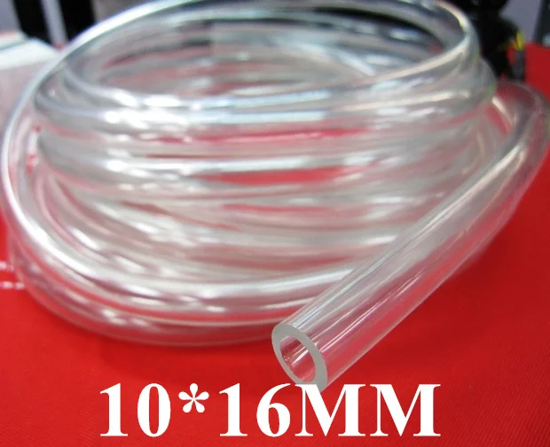 KOOLASON 10*16mm Computer Radiator Water Cooling PVC hose pipes high quality Transparent tube Smooth softness
KOOLASON 10*16mm Computer Radiator Water Cooling PVC hose pipes high quality Transparent tube Smooth softness