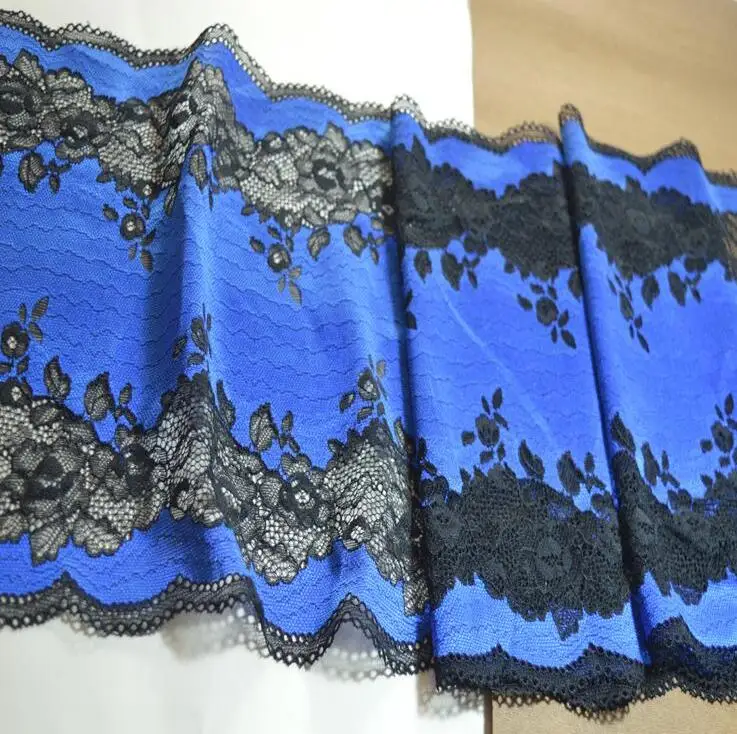 1 Meter 24cm Free Shipping Embroidered Royal Blue Elastic Lace Trimming Appliques Wedding Decor DIY Craft 
1 Meter 24cm Free Shipping Embroidered Royal Blue Elastic Lace Trimming Appliques Wedding Decor DIY Craft