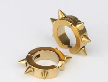 wholesale 2Pair 4PC There is no ear hole Mens Women Earrings Stainless Steel Black Rock Nail Punk Earrings Female Male Jewelry
wholesale 2Pair 4PC There is no ear hole Mens Women Earrings Stainless Steel Black Rock Nail Punk Earrings Female Male Jewelry