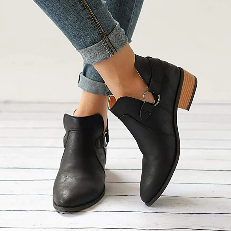 LOOZYKIT Women PU Single Boots Ladies Pointed Boots Large Size Fashion Wear Booties Autunm and Winter Shoes chaussures femme
LOOZYKIT Women PU Single Boots Ladies Pointed Boots Large Size Fashion Wear Booties Autunm and Winter Shoes chaussures femme