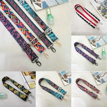 Woman Handbag Strap Accessories Lady Colorful Cotton Boho Chain Adjustable Rivet strap Belt for Shoulder Bag Handbag 2018 New 
Woman Handbag Strap Accessories Lady Colorful Cotton Boho Chain Adjustable Rivet strap Belt for Shoulder Bag Handbag 2018 New