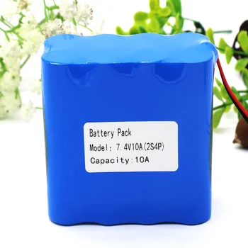 KLUOSI 2S4P 7.4V/8.4V 10000mAh Battery Pack 18650 Battery 10Ah Rechargeable Battery for Bicycle Headlights/CCTV/Camera/Electric
KLUOSI 2S4P 7.4V/8.4V 10000mAh Battery Pack 18650 Battery 10Ah Rechargeable Battery for Bicycle Headlights/CCTV/Camera/Electric