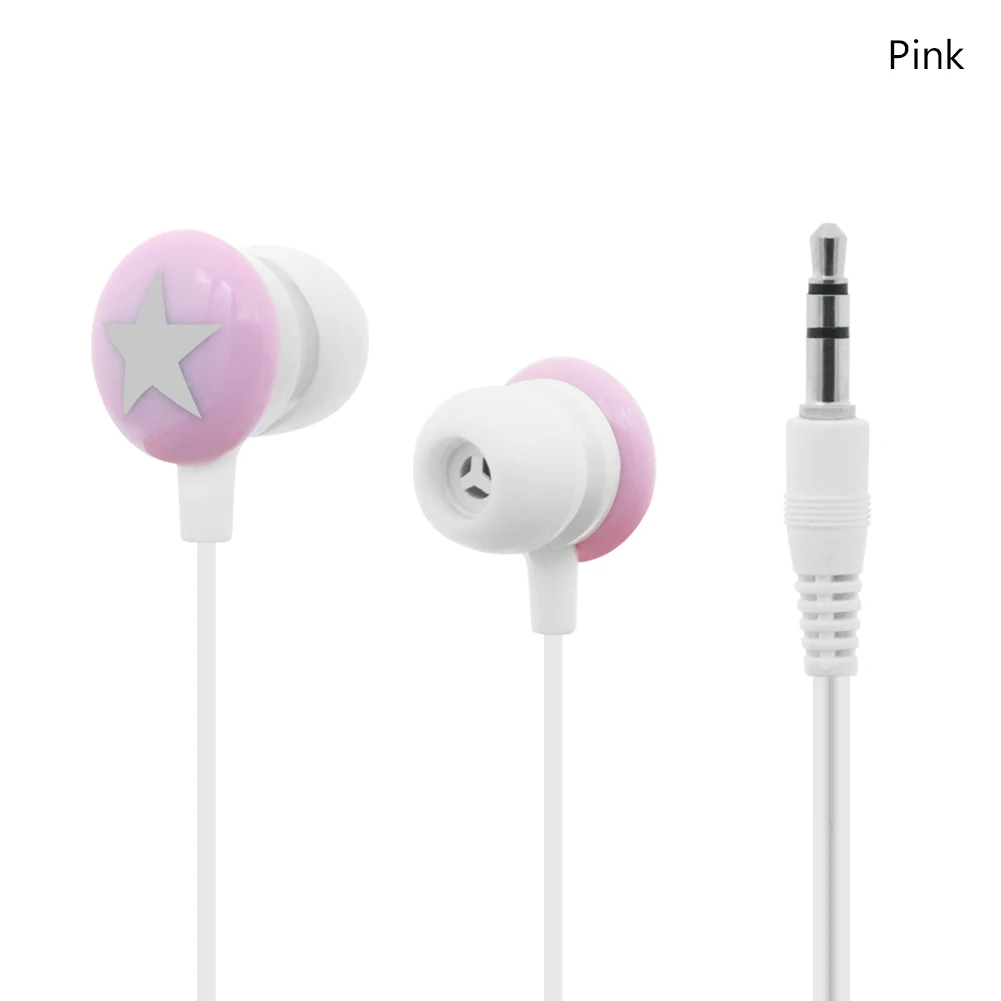 

YCDC Black Red Pink White Lovely Star 3.5mm In-ear Headset Earphone Earbud For HTC LG Samsung PC MP3 MP4 IPhone IPod Phone