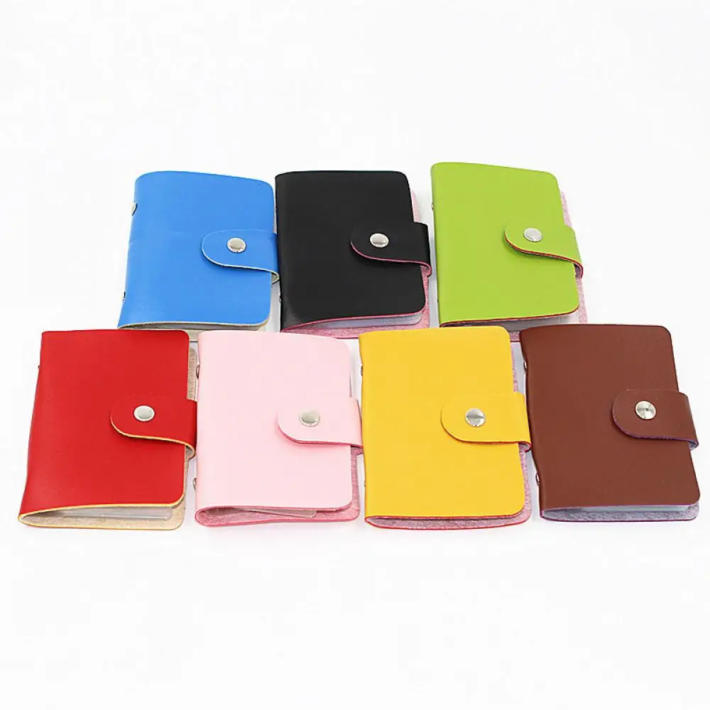 ISKYBOB 24 Card Slots Double Sided Plastic Card Holder Small Size Multicolor Business Pack Bus Card Bag Women Purses Men Wallet
ISKYBOB 24 Card Slots Double Sided Plastic Card Holder Small Size Multicolor Business Pack Bus Card Bag Women Purses Men Wallet