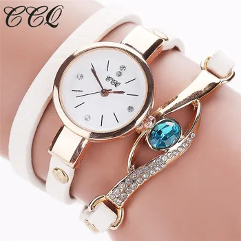 Ccq Women Luxury Gold Eye Gemstone Dress Watches Casual Women Gold Bracelet Watch Female Leather Quartz Wristwatches Gift
Ccq Women Luxury Gold Eye Gemstone Dress Watches Casual Women Gold Bracelet Watch Female Leather Quartz Wristwatches Gift