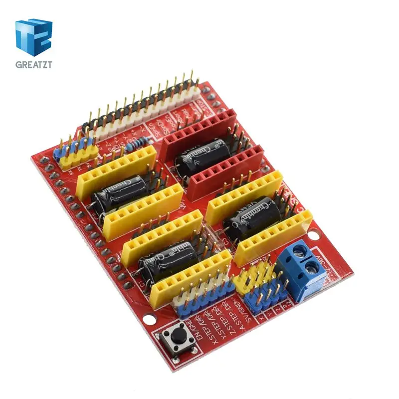 New cnc shield v3 engraving machine / 3D Printer / A4988 driver expansion board for Arduino
New cnc shield v3 engraving machine / 3D Printer / A4988 driver expansion board for Arduino