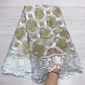 New arrival african lace fabrics high quality white bead lace stones lace fabric for party dress.Nigerian 3d flower lace fabric
New arrival african lace fabrics high quality white bead lace stones lace fabric for party dress.Nigerian 3d flower lace fabric