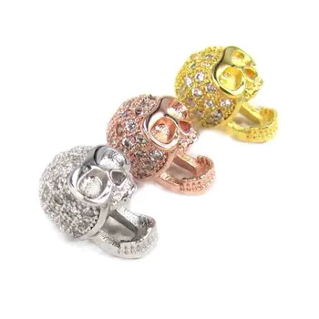 Free Shipping New Punk Gold Skull Heads 7*12mm Mosaic Zircon Brass Spacers Beads Findings Fit Macrame Bracelet Necklace Diy
Free Shipping New Punk Gold Skull Heads 7*12mm Mosaic Zircon Brass Spacers Beads Findings Fit Macrame Bracelet Necklace Diy