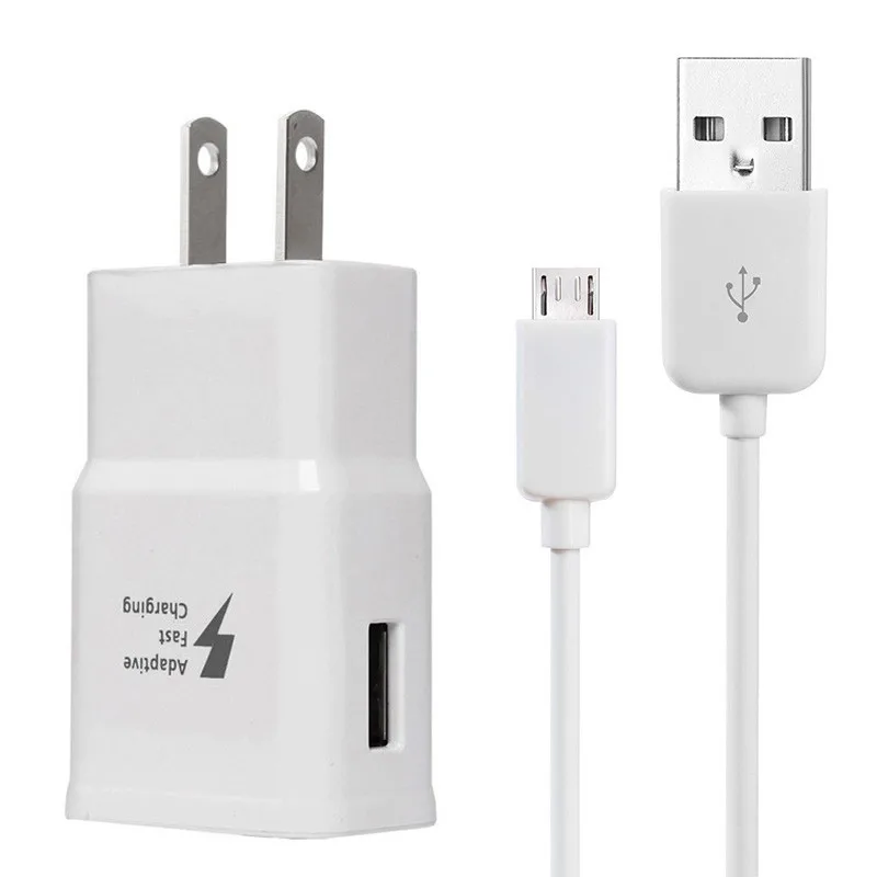 White OEM Fast Wall Charger Adapter with 1m Micro USB Cable for Samsung Galaxy S7 Edge S6 Edge LG G2 G3 G4
White OEM Fast Wall Charger Adapter with 1m Micro USB Cable for Samsung Galaxy S7 Edge S6 Edge LG G2 G3 G4