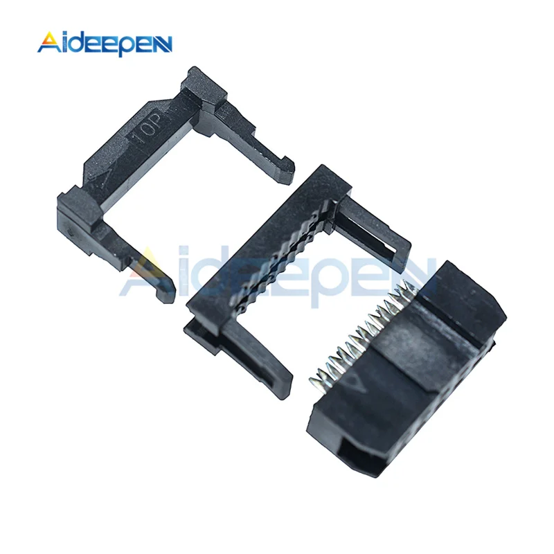 10Pcs/lot IDC Female Header 2.54mm Pitch 2x5 Pin 10 Pin FC-10 FC-14 Connector Socket
10Pcs/lot IDC Female Header 2.54mm Pitch 2x5 Pin 10 Pin FC-10 FC-14 Connector Socket
