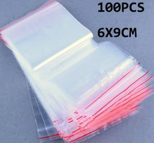 100Pcs Zip Lock Bags Clear Poly Bag Reclosable Plastic Bag Gift Candies Packing Bags Stationery Holder 6X9CM
100Pcs Zip Lock Bags Clear Poly Bag Reclosable Plastic Bag Gift Candies Packing Bags Stationery Holder 6X9CM