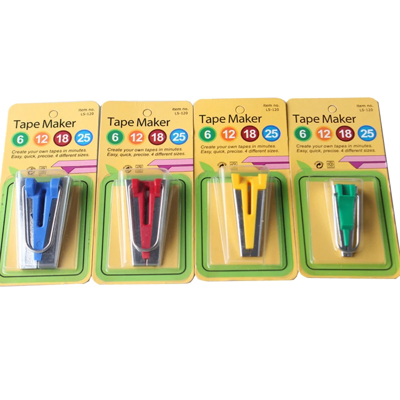 1 pc Fabric Bias Tape Maker Binding Tool Sewing Quilting 6mm 12mm 18mm 25mm Fabric Bias Tape Maker
1 pc Fabric Bias Tape Maker Binding Tool Sewing Quilting 6mm 12mm 18mm 25mm Fabric Bias Tape Maker