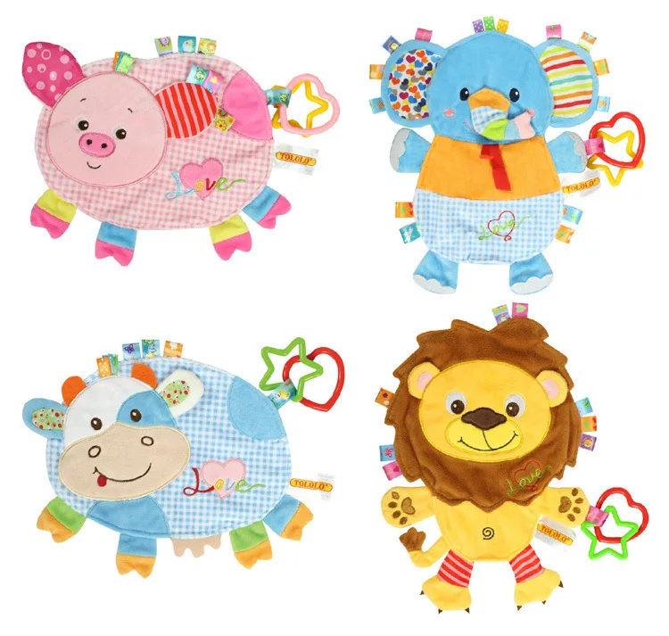1pc TOLOLO multi-function saliva towel newborn soft sleep comforter pig lion cow label calm pacify towel baby infant toy
1pc TOLOLO multi-function saliva towel newborn soft sleep comforter pig lion cow label calm pacify towel baby infant toy