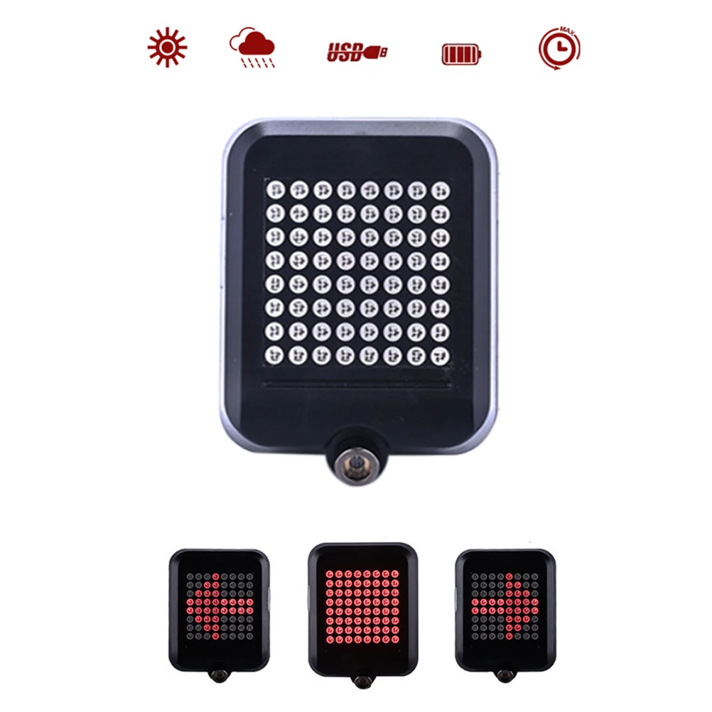 Bicycle Tail Turn Signal Warning Light Automatic Direction Indicator Taillight USB Charging Bike Safety Cycling Light #35
Bicycle Tail Turn Signal Warning Light Automatic Direction Indicator Taillight USB Charging Bike Safety Cycling Light #35